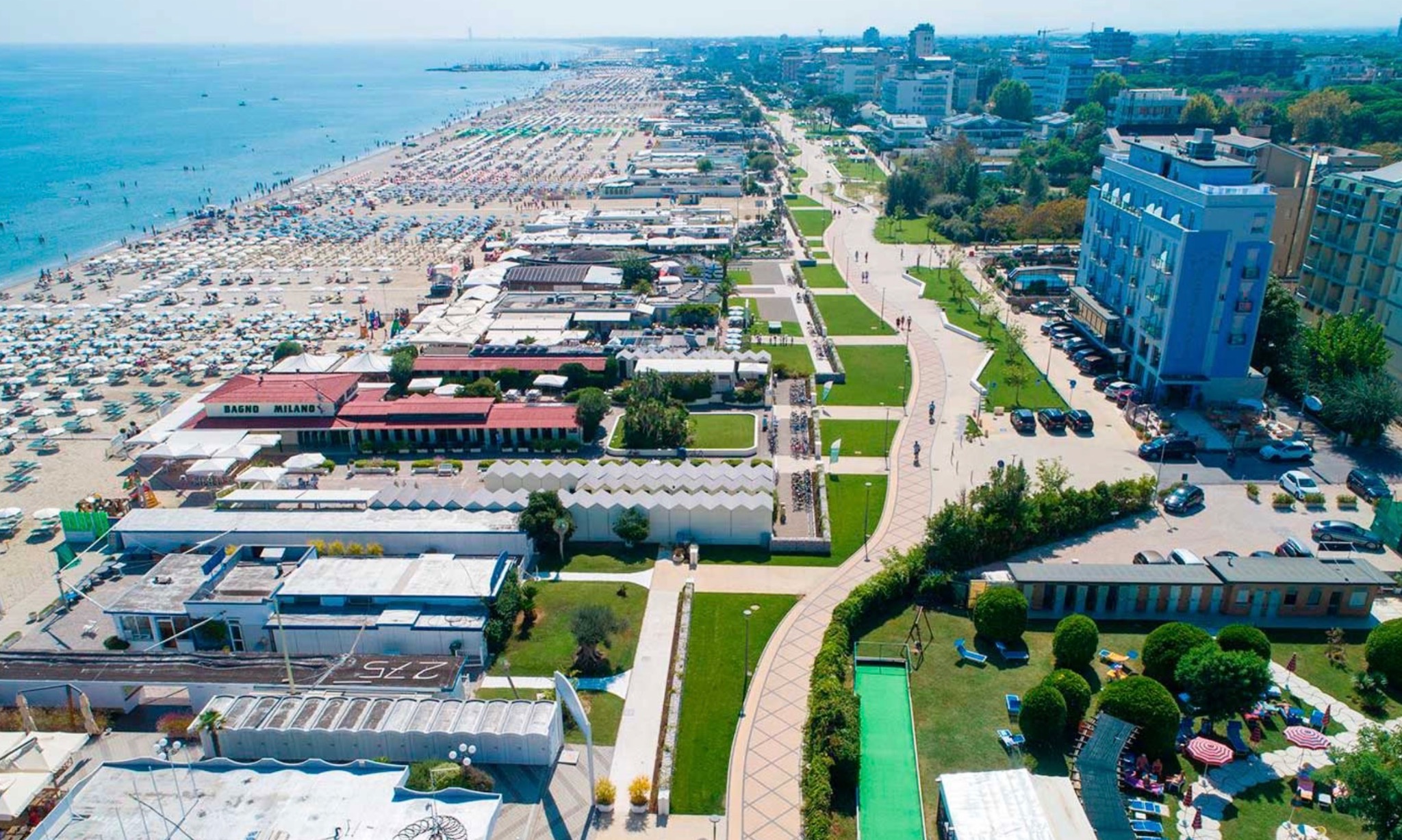 Spiagge e lungomare di Milano Marittima